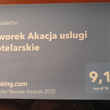 Dworek Akacja Uslugi Hotelarskie Janowiec Esterno foto